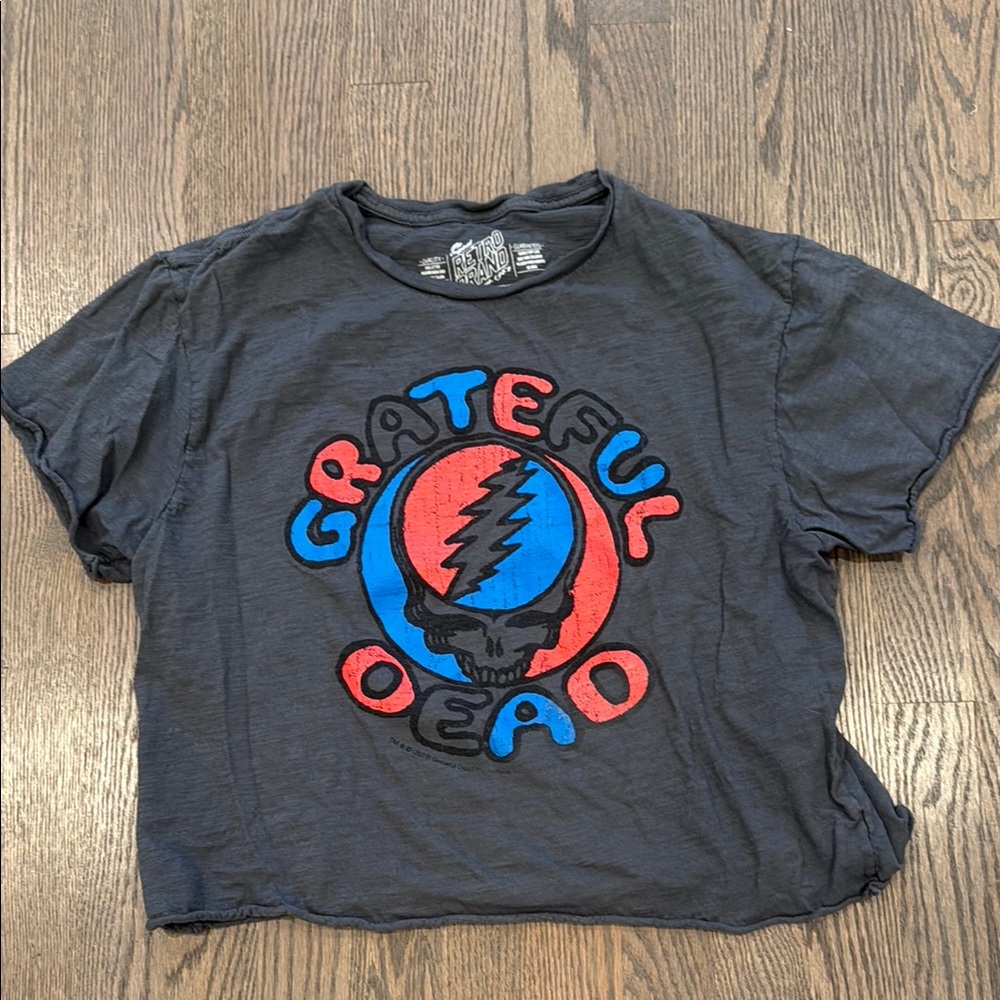 Retro Brand Grateful Dead Graphic Tee - Black and Red